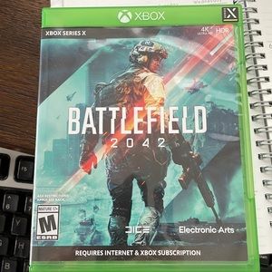 Battlefield 2042 for X-Box X. Brand new, literally never been played